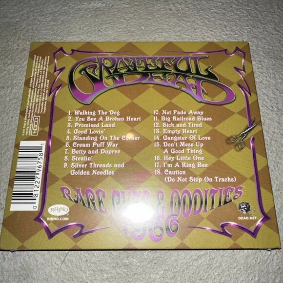Grateful Dead Rare Cuts & Oddities 1966 CD ~ Jerry Sings Promised Land ~ Sealed! - Picture 3 of 3